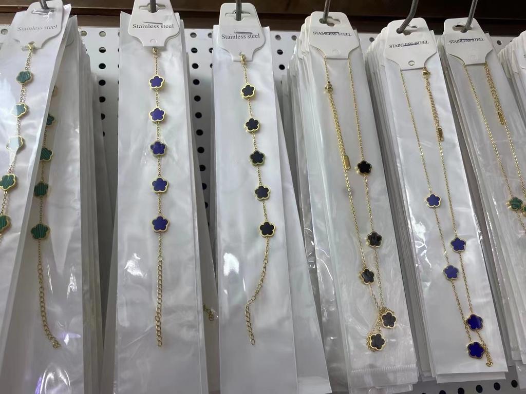 Nerezová ocel Nevyblednoucí Minimalistický Kreativní Rostlina Živý List Okvětní Lístek Květina Přívěsek Náhrdelník Náušnice Náramek Šperky Set