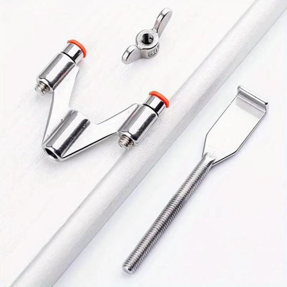 Stainless Steel Portable Door Lock Smooth Surface Safety Lock Portable Door Lock  Hotel