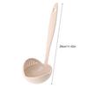 2-In-1 Long Handle Soup Ladle with Strainer Soup Spoon Essential Kitchen Tool for Cooking And Serving Hot Soups