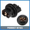 Front Turn Signal Light Lamp Bulb Holder 81128-06470 for Toyota Avalon 2013-2016 Plastic Black Auto Accessories