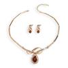 Fashion Necklace Jewellery Set for Women Latest Stylish Design Fancy Crystal