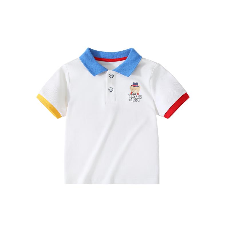Classic Teddy Boys' Short Sleeve Polo Shirt