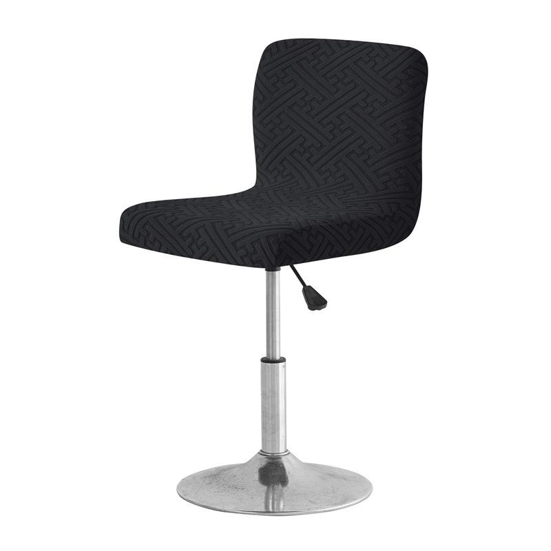 New Jacquard Chair Cover High Stool Cover Dirty-resistant Home Hotel Bar Bar Bar Low Back Chair Cover