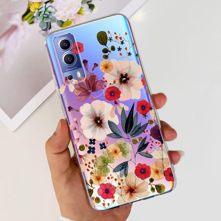 For Vivo Y72 5G V2041 Phone Case  For Vivo Y52 5G V2053 Mobile Back Cover Soft TPU Silicone Shockproof Clear Capa VivoY72 Y52 5G
