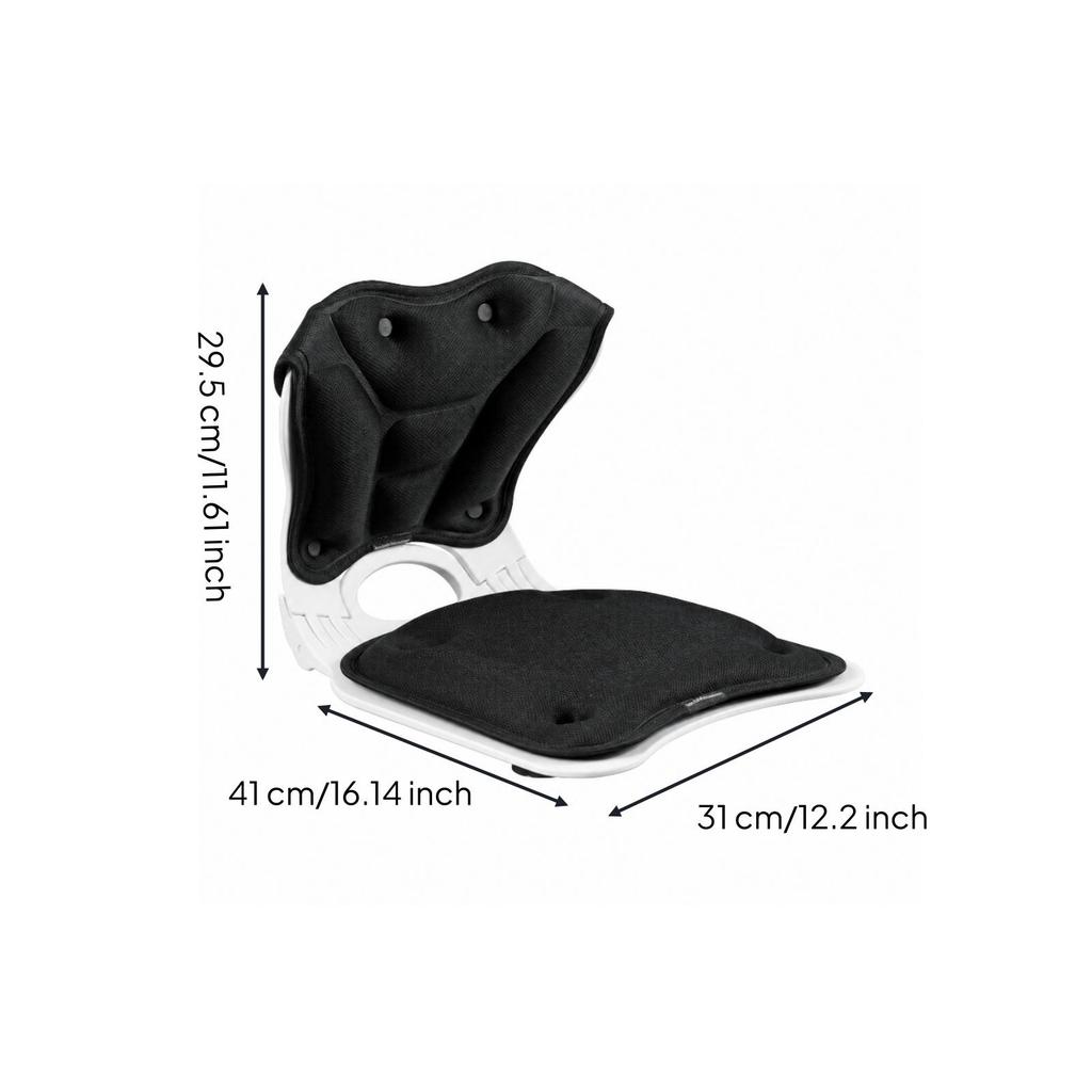 Foldable Fishing Seat Cushion Breathable with Backrest
