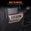 Grain Headlight Switch Button Panel Cover Trim For Toyota Land Cruiser LC250 24+
