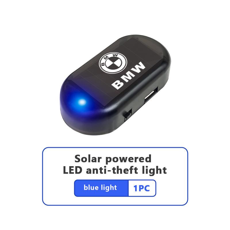 

Mini LED Solar Power Car Warning Light Night Security Anti-Theft For BMW M Performance E36 E46 E60 E90 E91 E92 E93 F30 F20