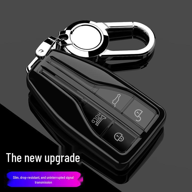Premium Hongqi H9/HS5/HS7 Key Case with Male Buckle - Elegant Interior Car Decoration for Women