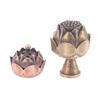 Alloy Lotus Incense Burner Lotus Incense Censer Archaic Copper Sandalwood House Furnishings Home Office Decoration