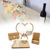 Rustic Wedding Guest Box with Wooden Sign Hearts 3D for Decorations Baby Shower Anniversary