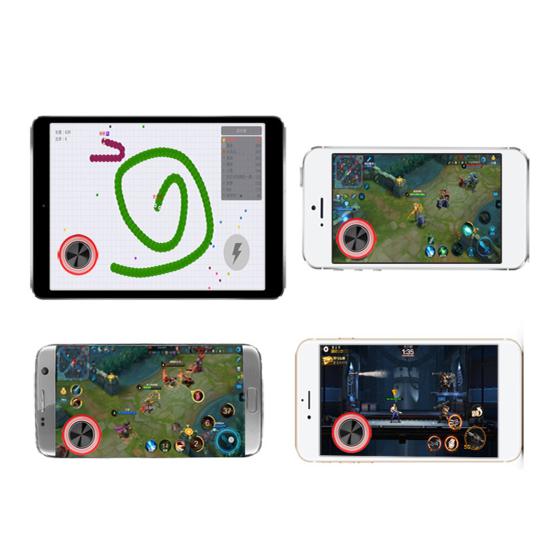 Q8 Mini Mobilny Joystick na Przyssawkę do Gier Telefon Tablet Kontroler Ekranu Dotykowego Joypad