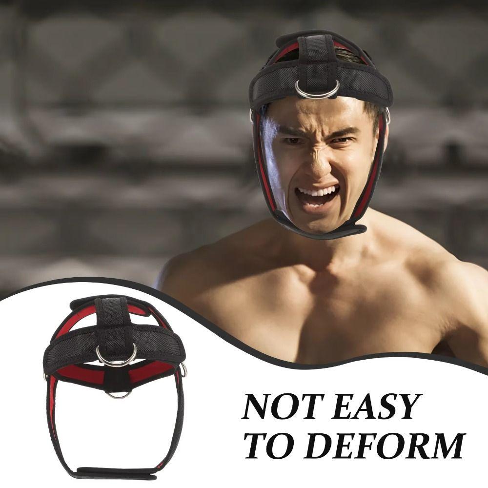 Nylon Webbing Head Training Harness Adjustable Upper Trapezius Training Strap Gym
