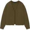 Essentials Heavy Waffle Cardigan Military Men Tops Green 192BT246205F