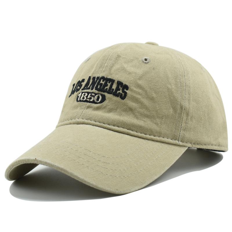 Fashion Casual Baseball Cap for Women Men Cotton Soft Top Hats Unisex Los Angeles Embroidery Snapback Hat Hiking Sunscreen Caps
