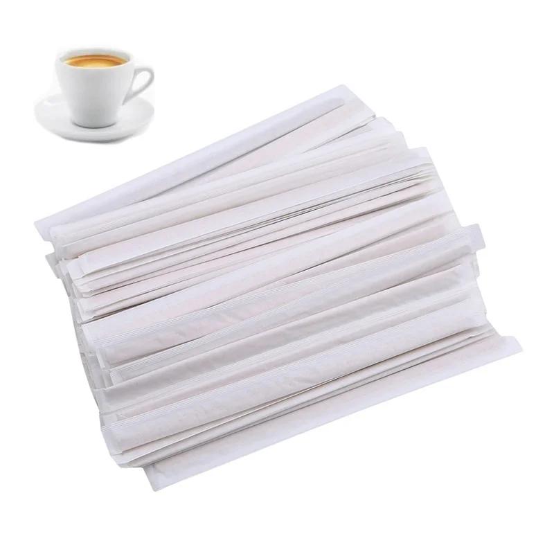 100pcs Single Packaged Coffee Wood Coffee Stirrer Disposable Wood Stirring Rod 14cm/19cm Coffee Stick Tea Stick 14 cm