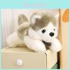 Entzückendes Plüsch-Husky-Hundekissen-Spielzeug Weiches Kuscheltier Geschenk für Kinder und Erwachsene
