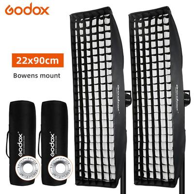 Godox 22*90cm Pasek Softbox Odbłyśnik Bowens do lampy błyskowej Speedlite Monolight, fotografii portretowej i produktowej