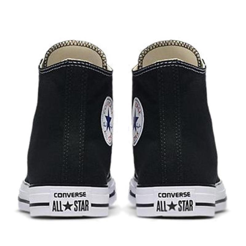 Converse Chuck Taylor All Star round-toe lace-up high-top canvas shoes unisex black