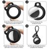 2Pcs Case For Apple Airtags Locator with Strap Protective Cover Anti-Lost Keychain Case for Airtag Holder Tracker Keys Bags Luggage