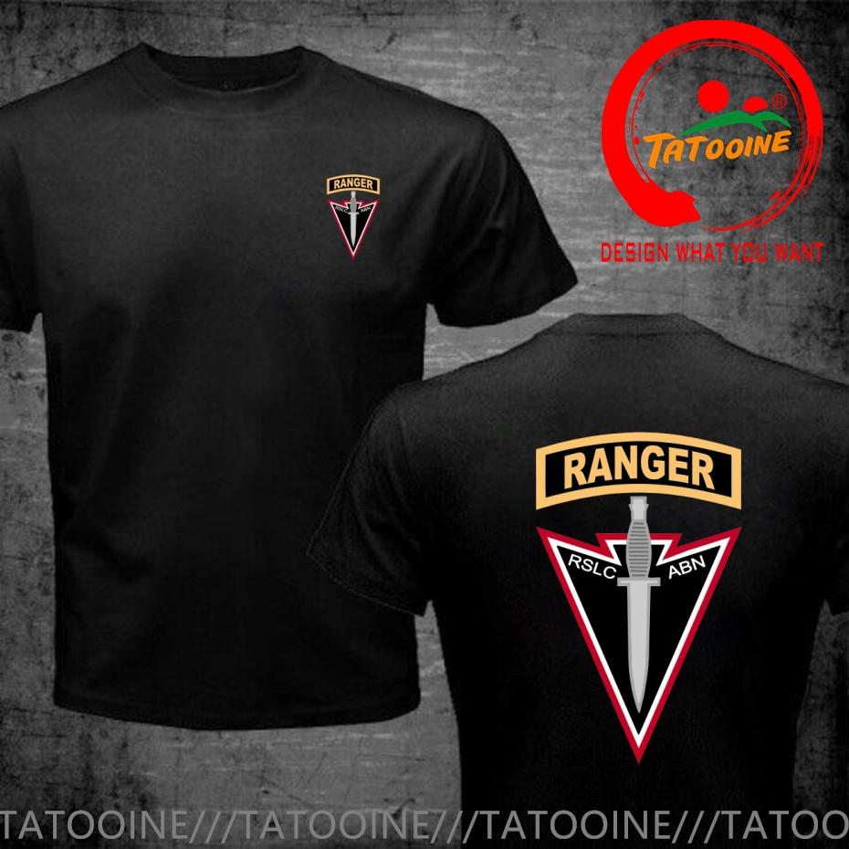 Funny Design Us Army Airborne Rslc Abn Ranger Shirt Unisex Fashion Trendy Casual Clothing Stylish Tops Tee Shirt Leisure Tshirt