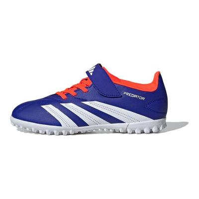 Predator Club TF Artificial Turf Non-Slip Durable Low-Top Football Shoes Kids Football Shoes Blue White Orange IF6421