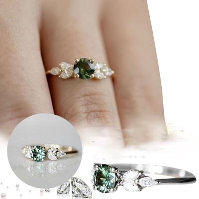 Zircon Ring Fashion Diamond Wedding Ring Engagement Jewelry
