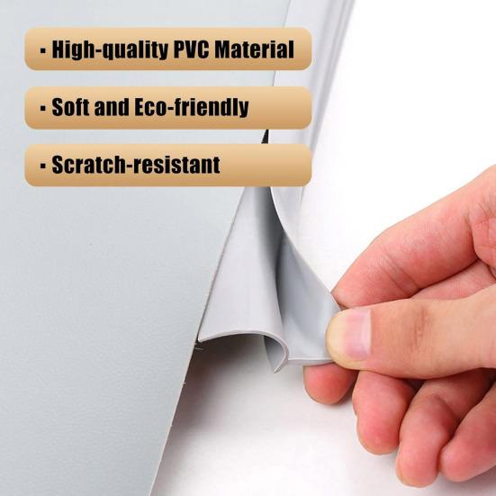 300/600CM Carpet Edge Binding Trim Self-Adhesive Waterproof Cuttable Floor Transition Strip Flexible PVC Thick Area Rug Mat Edging Bar