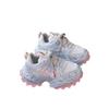 Girls' Sports Shoes 2025 Autumn and Winter New Boys' Dad Shoes Girls Velvet Two Cotton Casual Shoes Children's Running Shoes