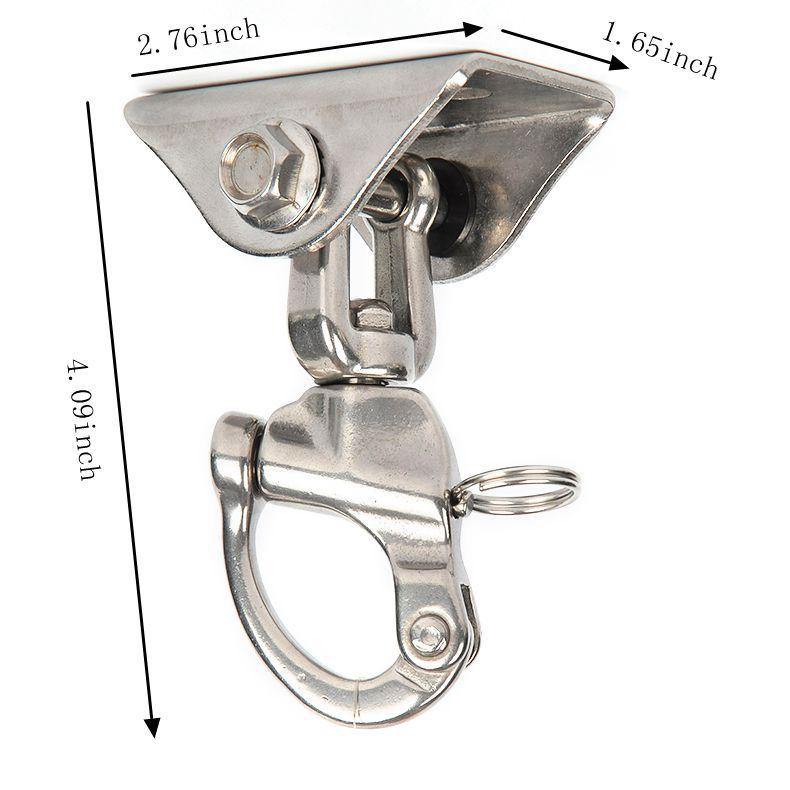 304 Stainless Steel Rotating Swing Hook for Hammock Chair Accessories