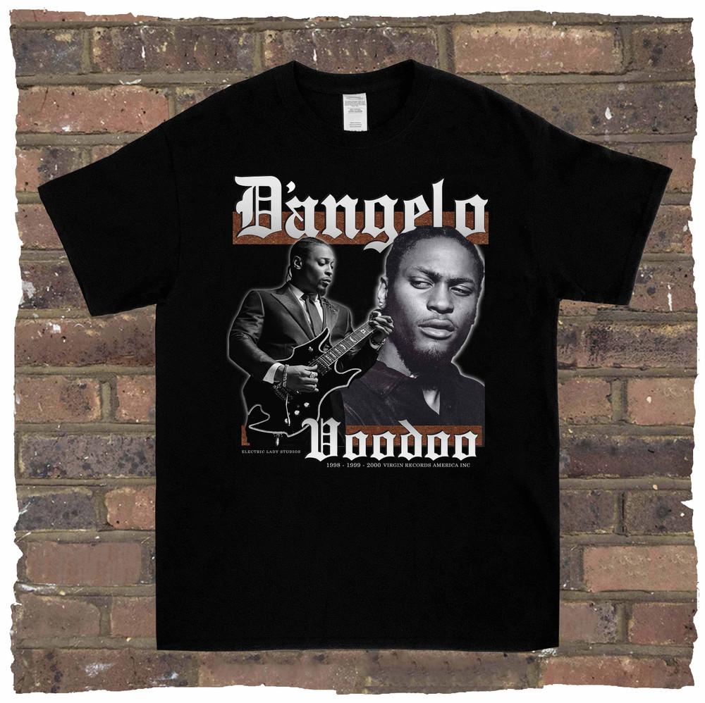 

Vintage Style Remember D angelo Voodoo Cotton Black Shirt Unisex S-5XL BO977 Unisex T-Shirt L