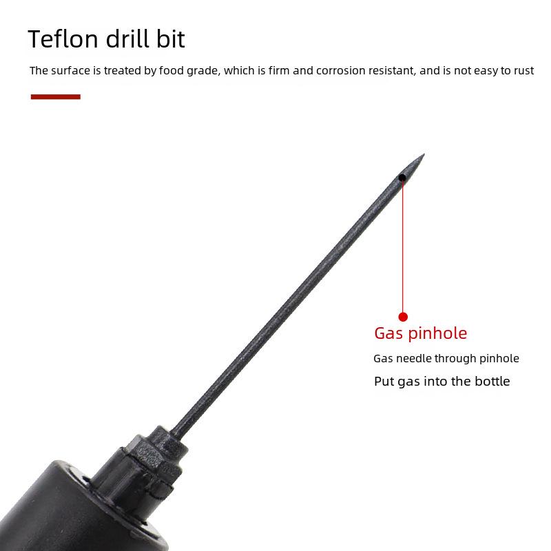 Automatic Pneumatic Wine Bottle Opener - Creative Gas-Filled Design for Home Use