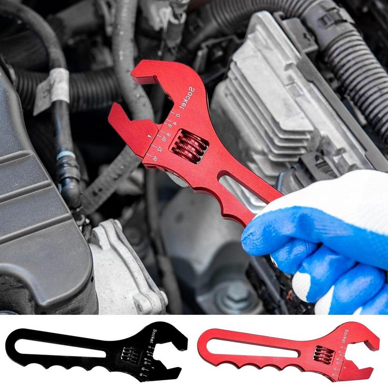 Aluminum Fitting Wrench Fittings Wrench Aluminum Adjustable Wrench Firm Grip Hose Fitting Wrench For Hose Fitting Adapters End