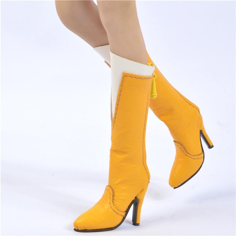 Scale Figure with TBLeague Sexy Boots and Head Not [TOYBARJAPAN] 1/6 Accessories/Compatible Figures, Standard-Size Feet, Leather-Look High-Heeled