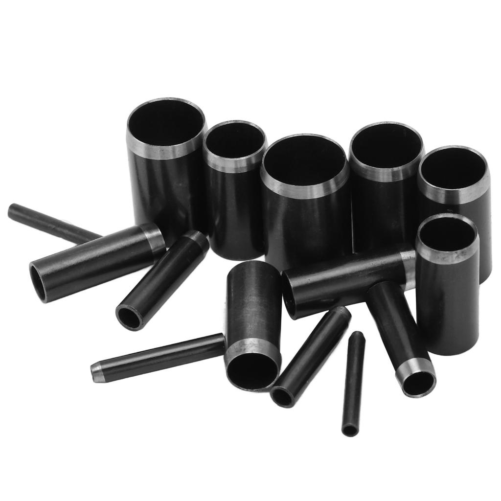 15 Pcs Leather Punch Mold Incisive Edges High Density 1 To 15mm Hollow Punch Cutter for DIY Leather