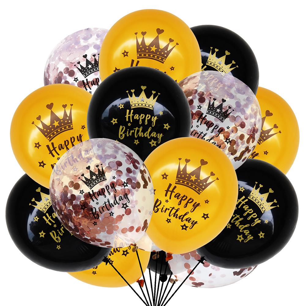 16-60 Year Old Birthday Balloon Confetti Set