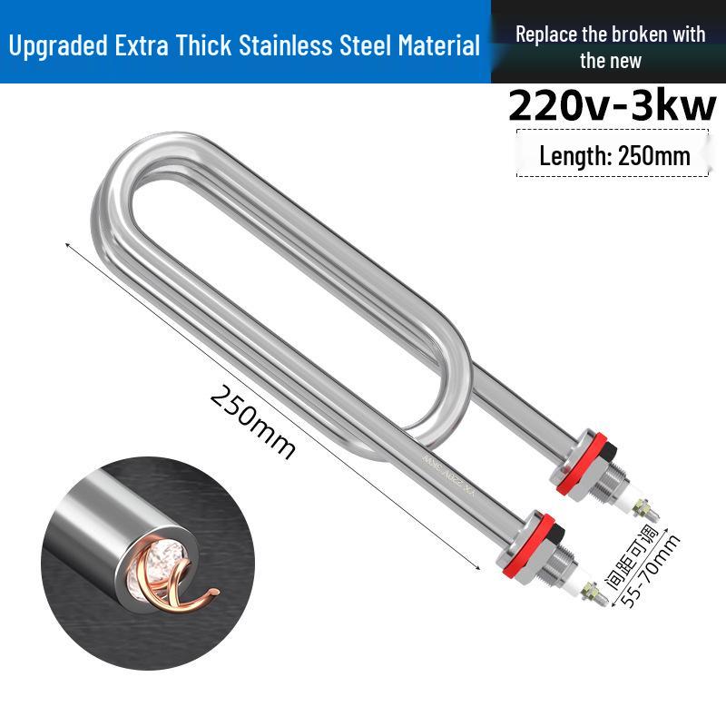 Electric Rice Steamer Heating Tubes: 380v & 220v, 2kw, 3kw, 4kw Heating Elements for Steaming Boxes