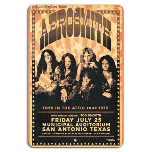 Rock Legends Live Aerosmiths  Texas TourAluminum 20x30cm（7.8x11.8inch）