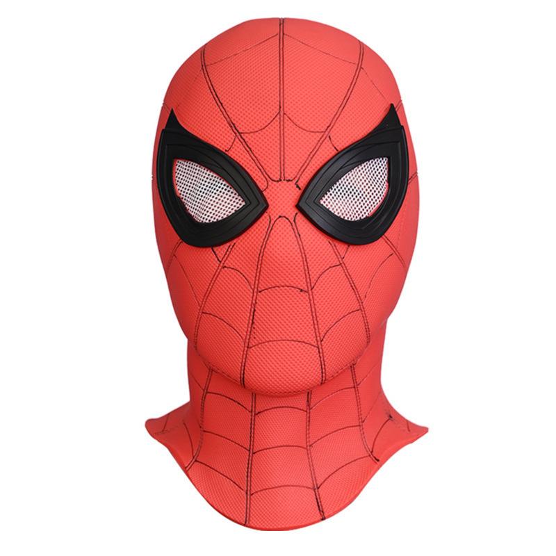 Electrically Blinking Spider-Man Mask with Light-Up Eyes - Perfect for Christmas Cosplay