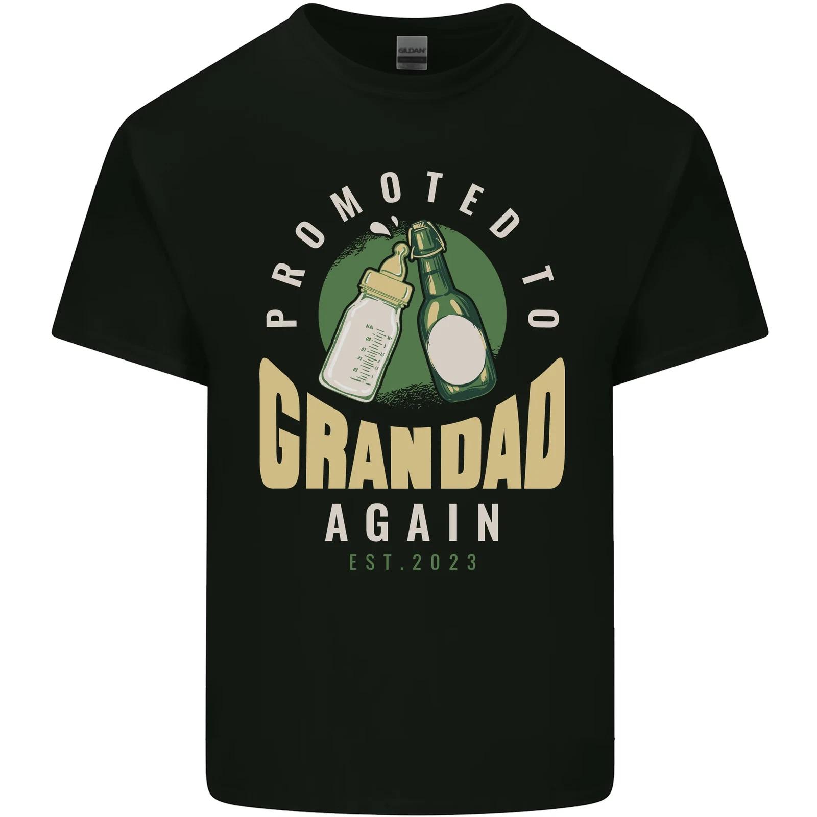 Promoted to Grandad Est. 2023 Kids T-Shirt Childrens S