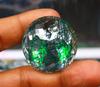 Unique Quality 112.55 Carat Round Shape Green Quartz Lab Created Certified Brazil Gemstone SN628