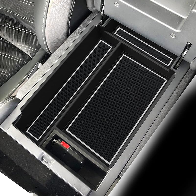 SHAOHAO For 2024 2025 Nissan Pathfinder Center Console Organizer Tray   2024 2025 Pathfinder S/SV/SL/Rock Creek/Platinum Armrest Storage Box Tray