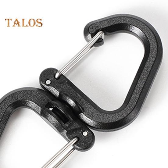 1/5Pcs 360 Degrees Rotating Hook Portable Lightweight Outdoor Camping Hiking S-shaped Swivel Hook Hanger Hanging Buckle Camping Accessories