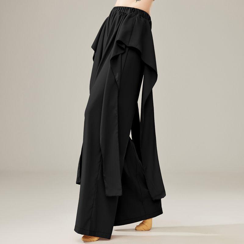 Women's Classical Dance Flowy Wide-Leg Practice Pants - Adult Dancewear for Modern & Classical Dance Training