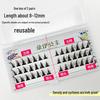 Segmented Faux Eyelashes "Little Devil 009" Natural Pre-Cut for DIY Grafting