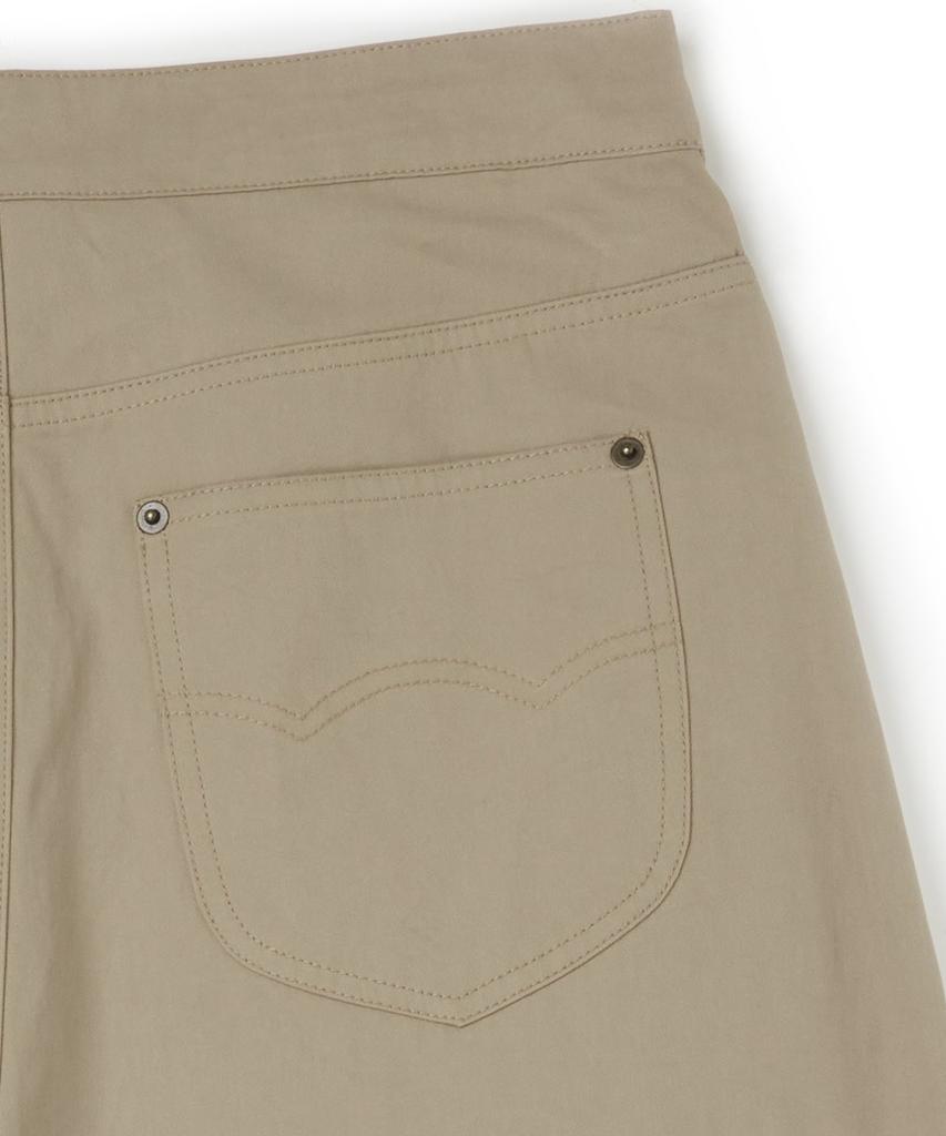 PENFIELD Cotton Pleated Wrap Pants Beige_Fs2Wp44F