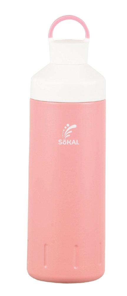 

Бутылка для воды Pearl Metal 600 мл розовая кружка для питья SŌKAI HB-3693