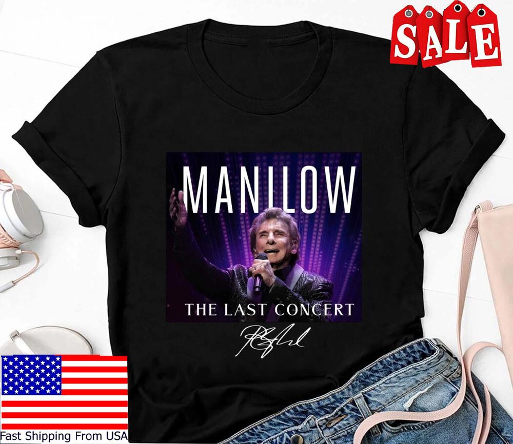 

NEW Barry Manilow Final Concerts Live in 2025 All Size T-Shirt Fan gift Unisex T-Shirt Graphic Tee XXXXL