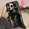 Pirate Corsair Mobile Phone Case for iPhone 17 16 15 14 13 12 11 Air Pro Max Plus Matte Surface Colorful Cover Cellphones Pretty