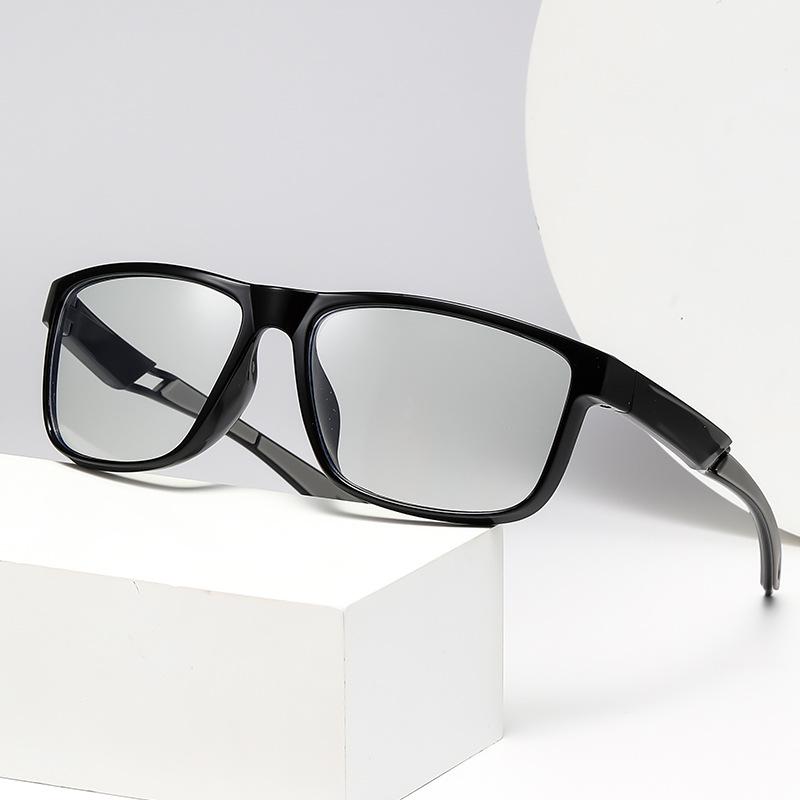 Light Sensitive Color Changing Outdoor Sports Reading Glasses Dual-purpose Square Presbyopia for Near Far Use