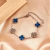 Four-leaf Clover Bracelet - Women's Luxury 18k Gold Plated Sparkling Bracelet